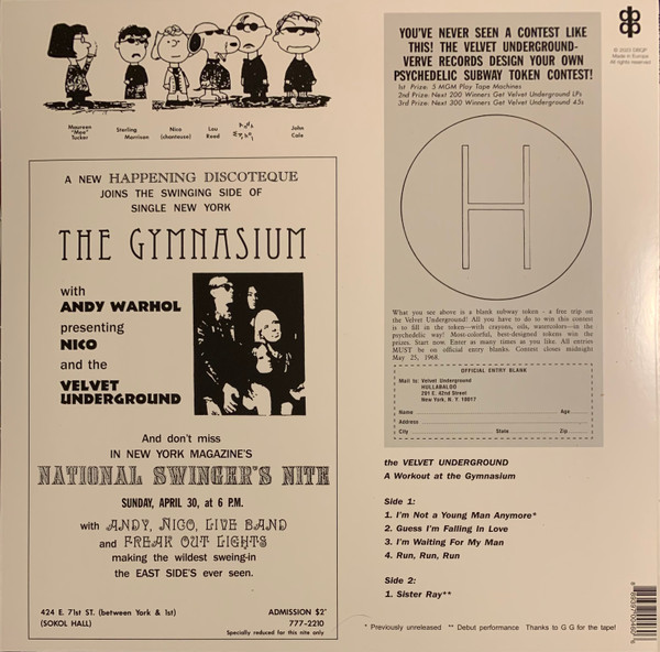 The Velvet Underground - Live At The Gymnasium | DBQP (DBQP60) - 2 The Velvet Underground - Live At The Gymnasium | DBQP (DBQP60) - 2