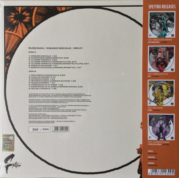 Ruscigan - Disagio Sociale | Spettro (SP/L01) - 2 Ruscigan - Disagio Sociale | Spettro (SP/L01) - 2