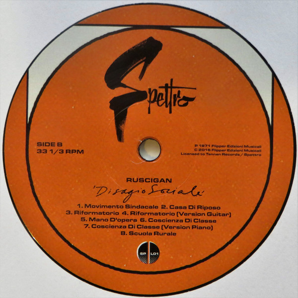Ruscigan - Disagio Sociale | Spettro (SP/L01) - 4 Ruscigan - Disagio Sociale | Spettro (SP/L01) - 4