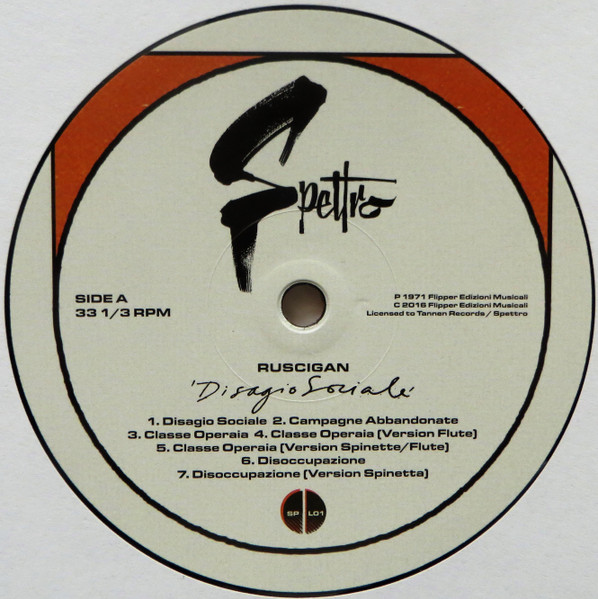 Ruscigan - Disagio Sociale | Spettro (SP/L01) - 3 Ruscigan - Disagio Sociale | Spettro (SP/L01) - 3