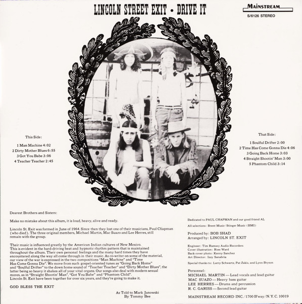 Lincoln St. Exit - Drive It! | Mainstream Records (S/6126) - 2 Lincoln St. Exit - Drive It! | Mainstream Records (S/6126) - 2