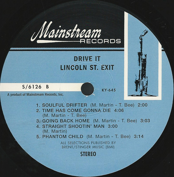 Lincoln St. Exit - Drive It! | Mainstream Records (S/6126) - 4 Lincoln St. Exit - Drive It! | Mainstream Records (S/6126) - 4