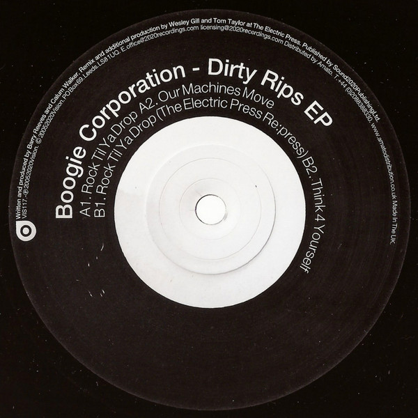 Boogie Corporation - Dirty Rips EP | 20:20 Vision (VIS117) - 3