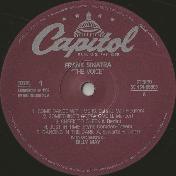 Frank Sinatra - The Voice | Capitol Records (3C 154 86603/05) - 3
