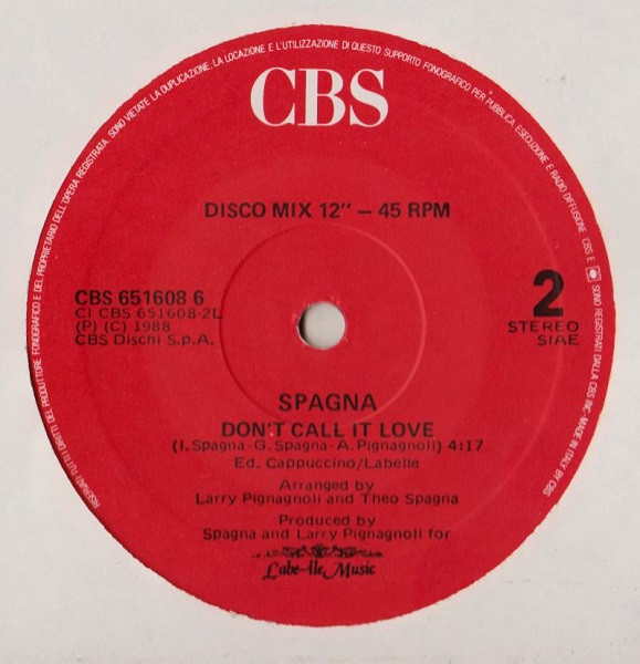 Ivana Spagna - Every Girl And Boy | CBS (651608 6) - 3