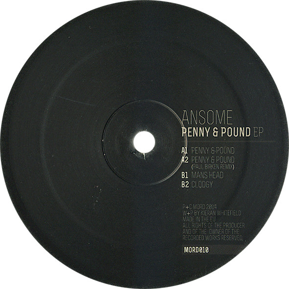 Ansome - Penny & Pound EP | Mord (MORD010) - 2
