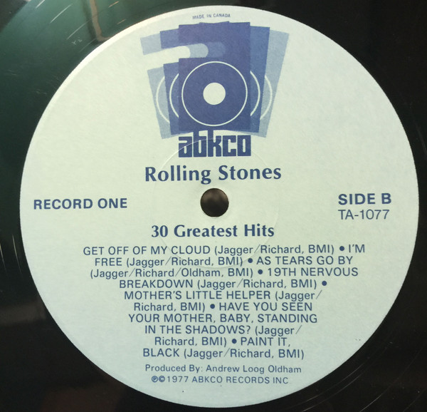 The Rolling Stones - 30 Greatest Hits | ABKCO (TA-1077) - 4 The Rolling Stones - 30 Greatest Hits | ABKCO (TA-1077) - 4
