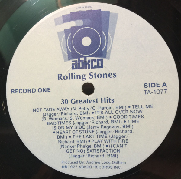 The Rolling Stones - 30 Greatest Hits | ABKCO (TA-1077) - 3 The Rolling Stones - 30 Greatest Hits | ABKCO (TA-1077) - 3