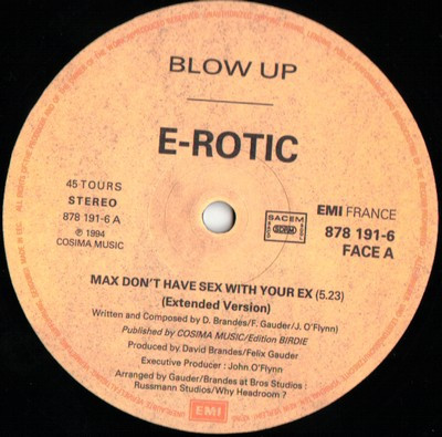 E-Rotic - Max Don't Have Sex With Your Ex | EMI (878 191-6) - 2