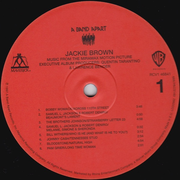 Various - Jackie Brown (Music From The Miramax Motion Picture) | A Band Apart (08122794699) - 3