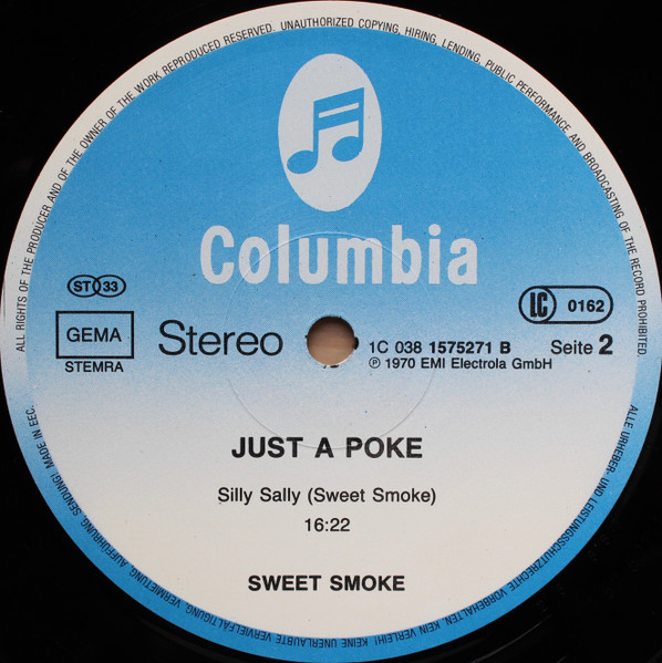 Sweet Smoke - Just A Poke | Columbia (1C 038 1575271) - 4