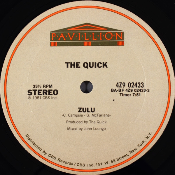 The Quick - Zulu | Pavillion (4Z9 02433)