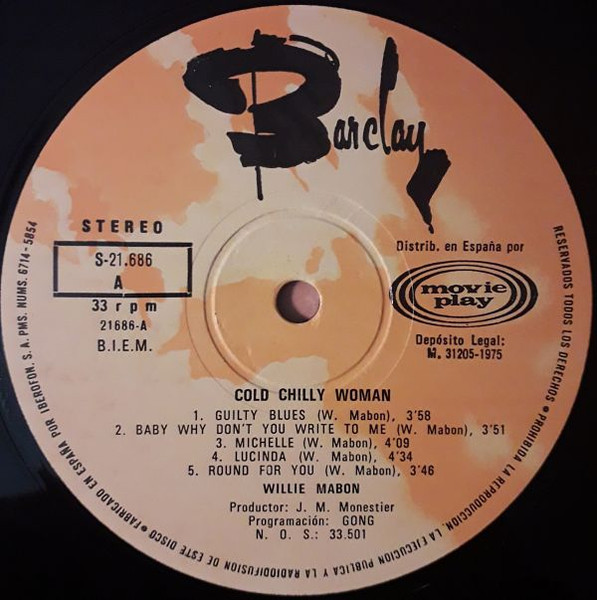 Willie Mabon - Cold Chilly Woman | Movieplay (S-21686) - 3