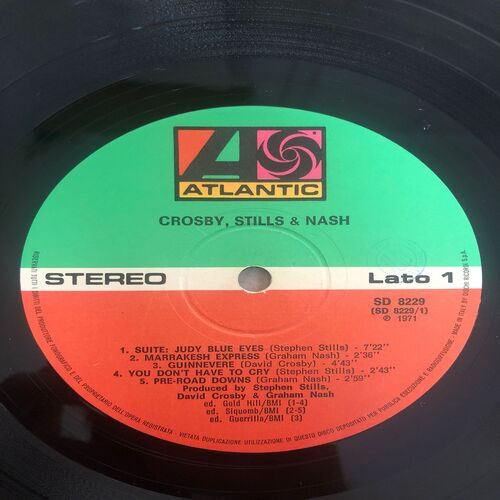 Crosby, Stills & Nash - Crosby, Stills & Nash | Atlantic (SD 8229) - 2 Crosby, Stills & Nash - Crosby, Stills & Nash | Atlantic (SD 8229) - 2