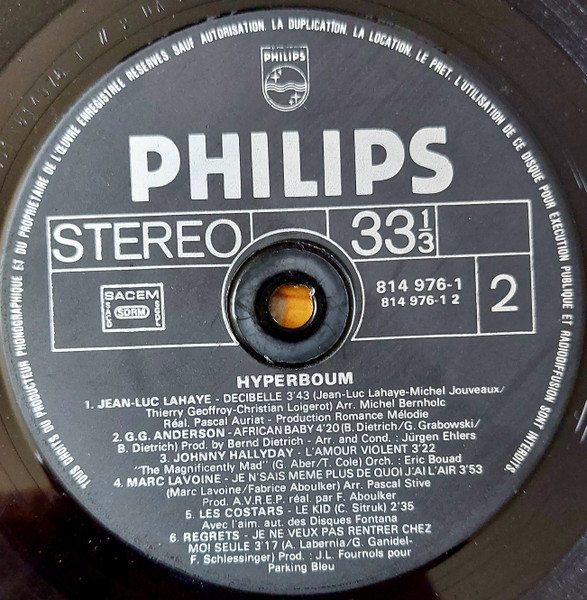 Various - Hyperboum | Philips (814 976-1) - 4