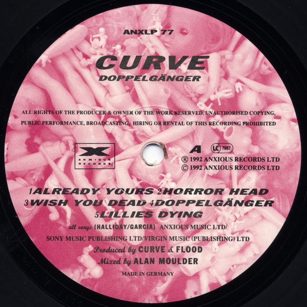 Curve - Doppelgänger | Anxious Records (ANXLP 77) - 3 Curve - Doppelgänger | Anxious Records (ANXLP 77) - 3