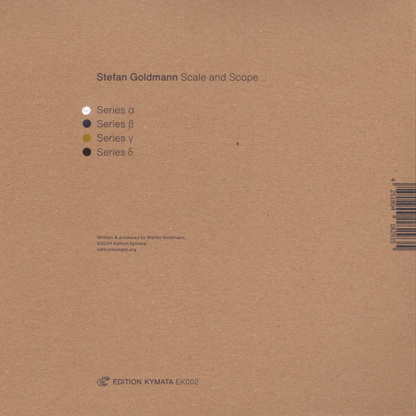 Stefan Goldmann - Scale And Scope | Edition Kymata (EK002) - 3
