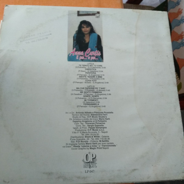 Anna Curtis - E Poi...E Poi... | OP MUSIC (LP 047) - 2 Anna Curtis - E Poi...E Poi... | OP MUSIC (LP 047) - 2