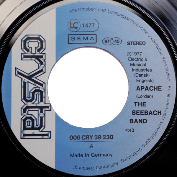 The Seebach Band - Apache | Crystal (006 CRY 39 230) - 3