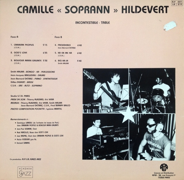 Camille Hildevert - Caribean People - Gazz-Jazz | Apia (AP 021) - 2 Camille Hildevert - Caribean People - Gazz-Jazz | Apia (AP 021) - 2