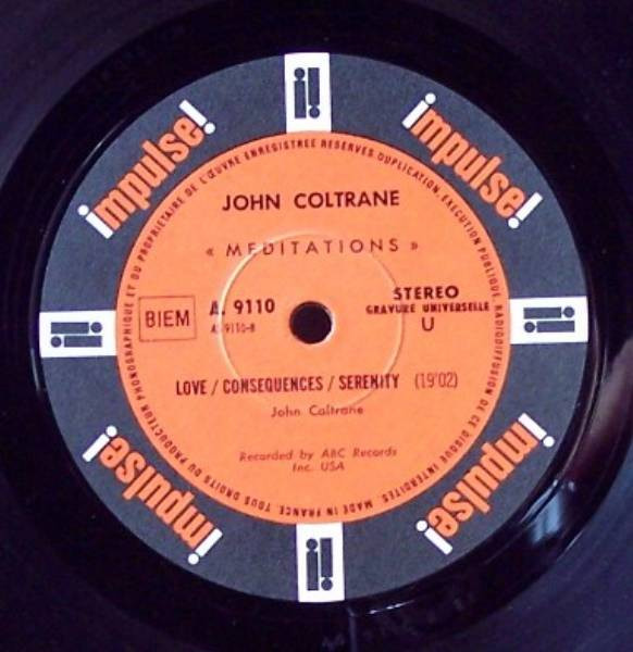 John Coltrane - Meditations | Impulse! (A 9110) - 3 John Coltrane - Meditations | Impulse! (A 9110) - 3