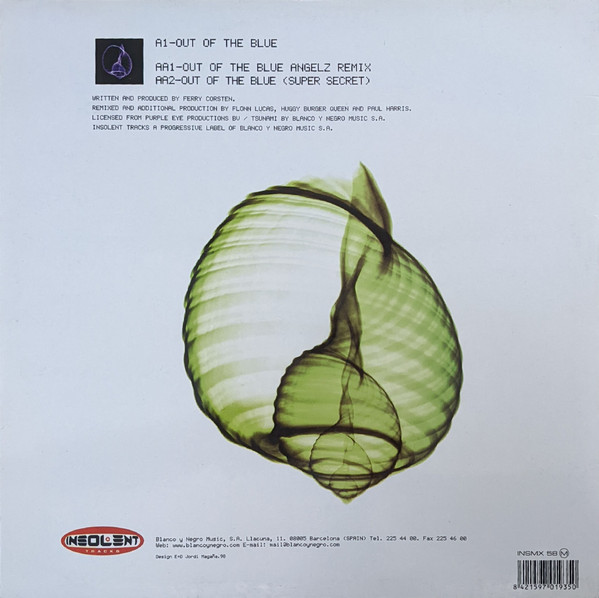 System F - Out Of The Blue | Insolent Tracks (INSMX 58) - 2