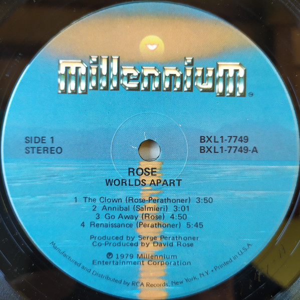 David Rose - Worlds Apart | Millennium (BXL1-7749) - 3