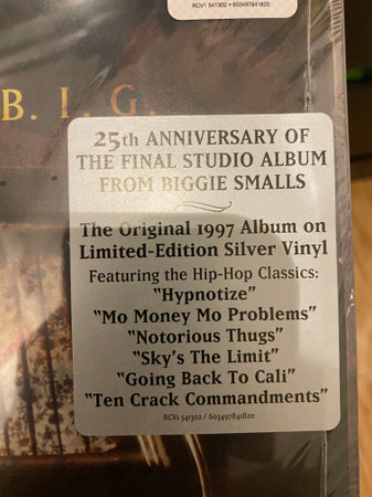 Notorious B.I.G. - Life After Death (25th Anniversary Of The Final Studio Album From Biggie Smalls) | Bad Boy Entertainment (R1 541302 / 081227960704) - 3 Notorious B.I.G. - Life After Death (25th Anniversary Of The Final Studio Album From Biggie Smalls) | Bad Boy Entertainment (R1 541302 / 081227960704) - 3