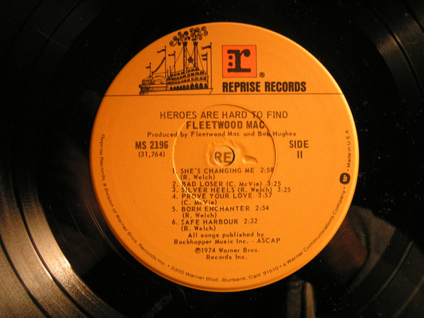 Fleetwood Mac - Heroes Are Hard To Find | Reprise Records (K 54026) - 3 Fleetwood Mac - Heroes Are Hard To Find | Reprise Records (K 54026) - 3