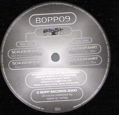 First Wave - Schleichfahrt | Bopp Records (BOPP 09) - main