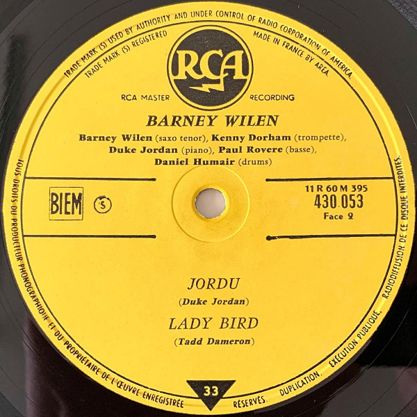 Barney Wilen - Barney | RCA (430.053) - 4