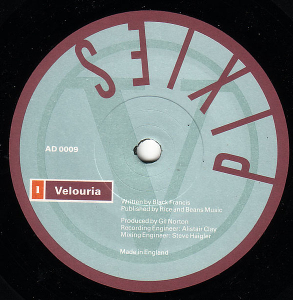 Pixies - Velouria | 4AD (AD 0009) - 3