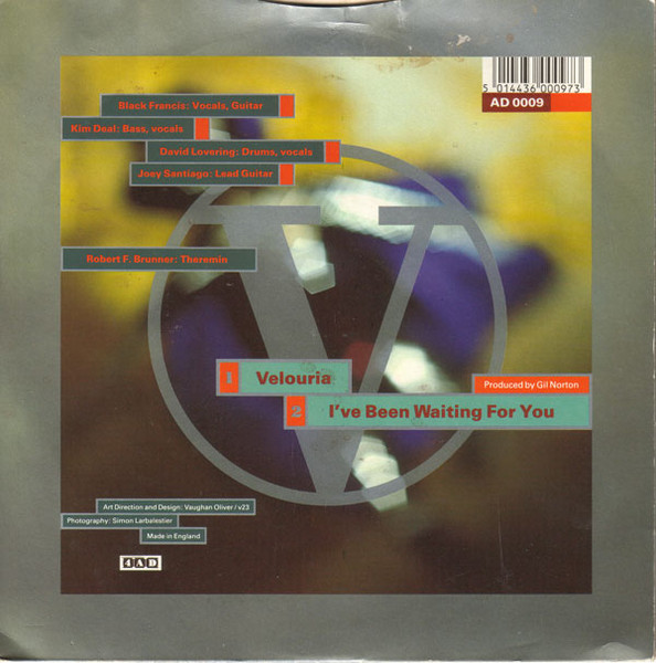 Pixies - Velouria | 4AD (AD 0009) - 2