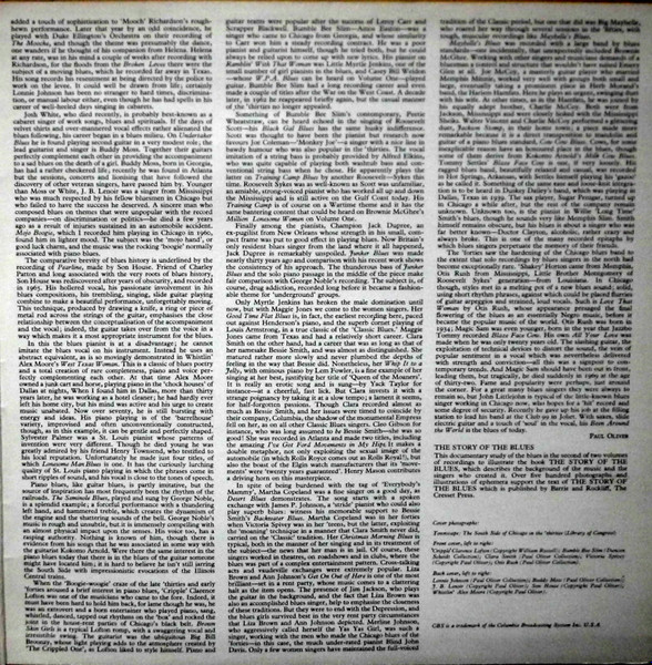 Various , Paul Oliver - The Story Of The Blues, Vol. 2 | Avan-Guard (VS2LP 2007) - 3 Various , Paul Oliver - The Story Of The Blues, Vol. 2 | Avan-Guard (VS2LP 2007) - 3