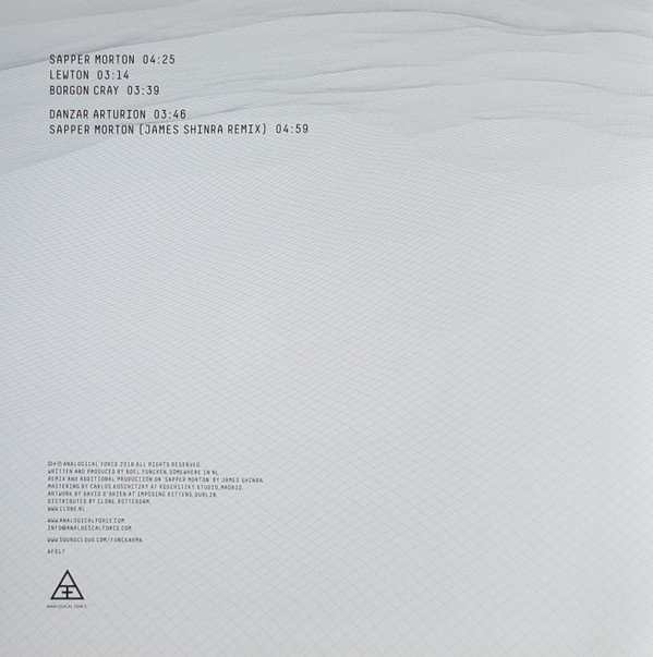 Roel Funcken - Sapper Morton EP | Analogical Force (AF017) - 2 Roel Funcken - Sapper Morton EP | Analogical Force (AF017) - 2