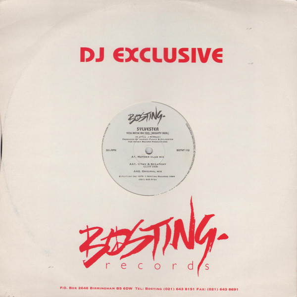 Sylvester - You Make Me Feel (Mighty Real) | Bosting Records (BSTNT 110) - 4