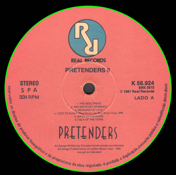 The Pretenders - Pretenders II | Real Records (K 56924) - 2
