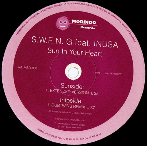Swen G* Feat. Inusa Dawuda - Sun In Your Heart | Morbido Records (MBD-034) - main Swen G* Feat. Inusa Dawuda - Sun In Your Heart | Morbido Records (MBD-034) - main