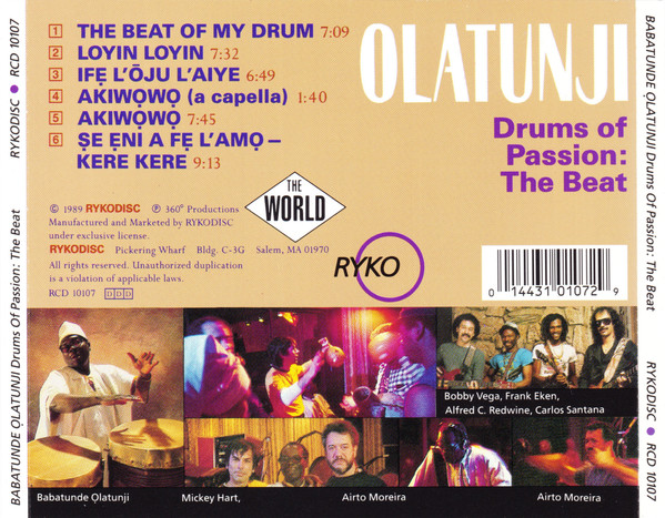 Babatunde Olatunji - Drums Of Passion: The Beat | Rykodisc (RCD 10107) - 2 Babatunde Olatunji - Drums Of Passion: The Beat | Rykodisc (RCD 10107) - 2