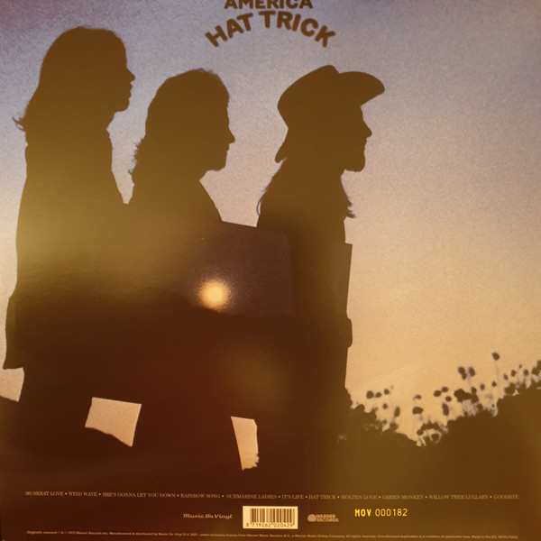 America - Hat Trick | Warner Records (MOVLP2935) - 2 America - Hat Trick | Warner Records (MOVLP2935) - 2