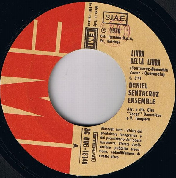 Daniel Sentacruz Ensemble - Linda Bella Linda | EMI (3C 006-18148) - 3