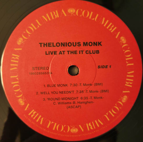 Thelonious Monk - Live At The It Club | Columbia (19802856531) - 5 Thelonious Monk - Live At The It Club | Columbia (19802856531) - 5
