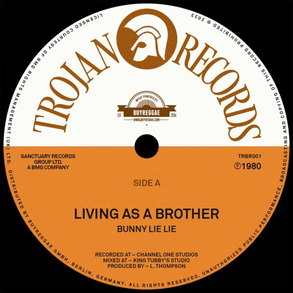 Bunny Lie Lie - Living As A Brother | Trojan Records (TRBR001) - main