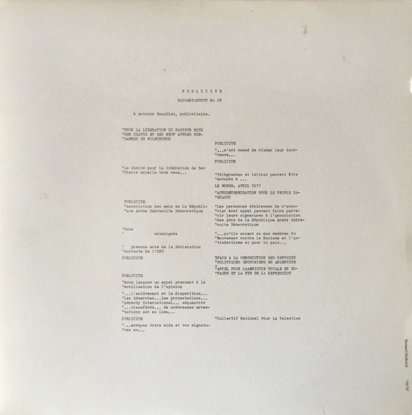 Bernard Heidsieck - 50/70 | Alga Marghen (plana-H 9vocson022) - main Bernard Heidsieck - 50/70 | Alga Marghen (plana-H 9vocson022) - main
