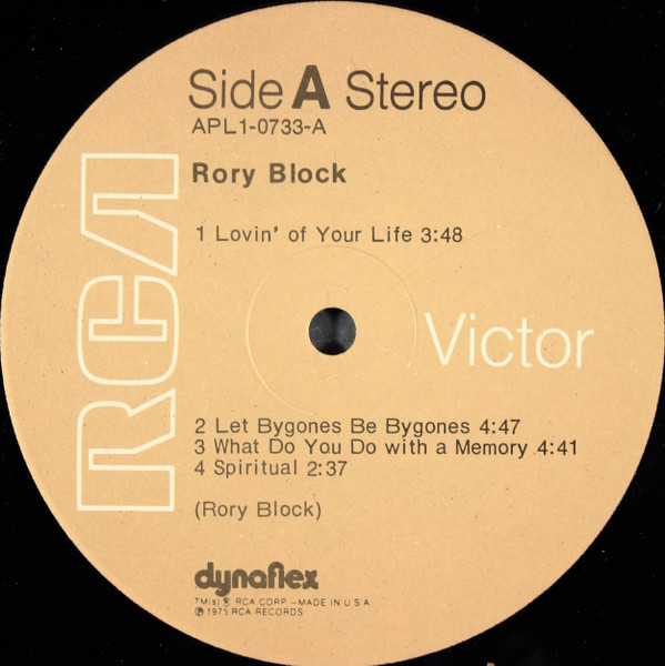 Rory Block - Rory Block | RCA (APL1-0733) - 3