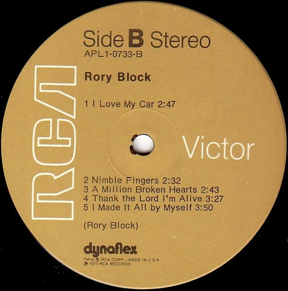 Rory Block - Rory Block | RCA (APL1-0733) - 4
