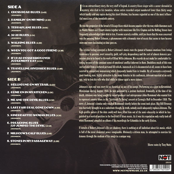 Robert Johnson - The Best Of Robert Johnson: King Of The Delta Blues | Not Now Music (CATLP109) - 2 Robert Johnson - The Best Of Robert Johnson: King Of The Delta Blues | Not Now Music (CATLP109) - 2