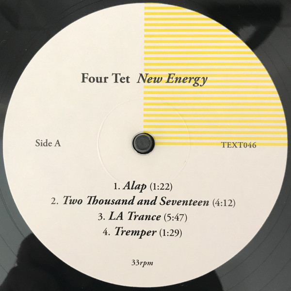 Four Tet - New Energy | Text Records (TEXT046) - 3 Four Tet - New Energy | Text Records (TEXT046) - 3