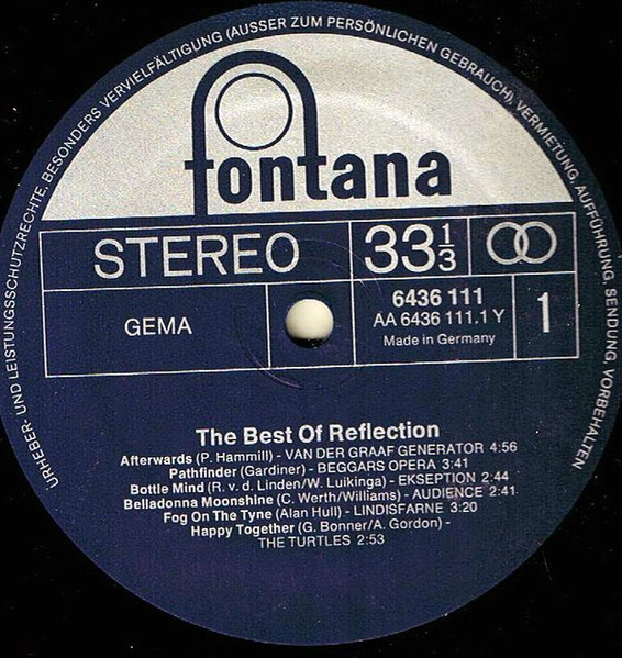 Various - The Best Of Reflection | Fontana (6436 111) - 4