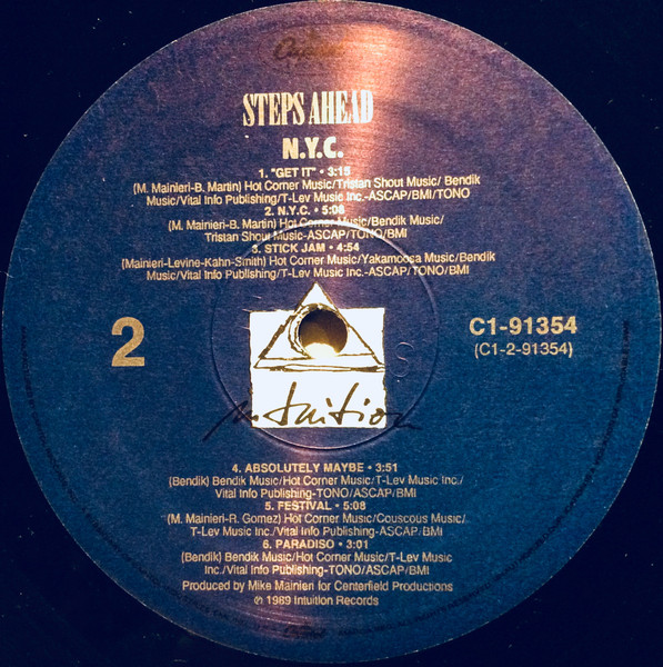 Steps Ahead - N.Y.C. | Capitol Records (C1-91354) - 4